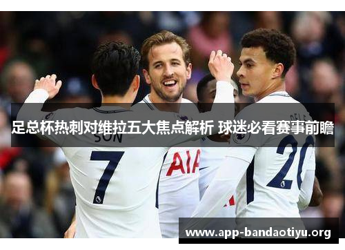 足总杯热刺对维拉五大焦点解析 球迷必看赛事前瞻